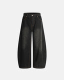 Vintage Leopard Print Barrel Jeans | Inflation Streetwear