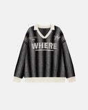 Retro Striped Jacquard Sweaters | Inflation Streetwear