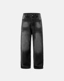 INFLATION Washed Barrel Baggy Jeans
