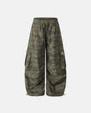 Camouflage Cargo Barrel Pants | Inflation Streetwear