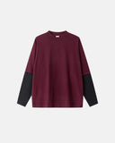 Color Block Long Sleeve Tees | Inflation Streetwear