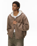 Contrast Color Liner Comfy Zip Up Hoodies | Inflation Streetwear