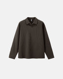 Waffle Long Sleeve Polo Shirts | Inflation Streetwear