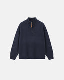 Quarter Zip Up Mock Neck Sweaters | Inflation Streetwear