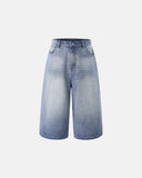 Washed Baggy Longline Jorts | Inflation Streetwear