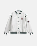 Retro Embroidery Varsity Jacket | INFLATION Streetwear