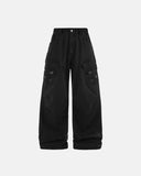 Garment Wash Ripped Cargo Pants | Inflation Streetwear