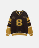 Retro Jacquard Polo Sweater | Inflation Streetwear