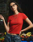 Stretch Cooling Crop Fruit T-Shirt | Inflation Streetwear