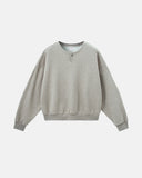 Boxy Fit Henley Collar Sweatshirt | Inflation Streetwear