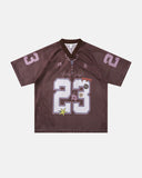 Number 23 Pink Mesh Jersey | Inflation Streetwear