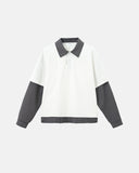 Plaid Patchwork Preppy Tees | Inflation Streetwear