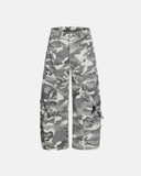 Multi-Pockets Barrel Camouflage Cargo Pants | Inflation Streetwear