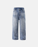 INFLATION Washed Barrel Baggy Jeans