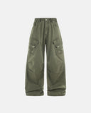 Garment Wash Ripped Cargo Pants | Inflation Streetwear
