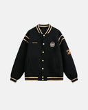 Retro Embroidery Varsity Jacket | INFLATION Streetwear