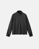 Breathable Grid Fleece Half-Zip Sweatshirt | Inflation Streetwear