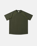Contrast Color Stiching Stretch T-shirt | Inflation Streetwear