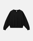 Boxy Fit Henley Collar Sweatshirt | Inflation Streetwear
