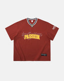 Retro V-Neck Jersey | Inflation Streetwear