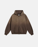 INFLATION Monkey Wash French Terry Zip Up Hoodies