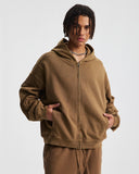 Acid Wash Stitching Zip Up Hoodies | Inflation Streetwear