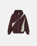 Retro Patchwork Zip Up Hoodie | Inflation Streetwear