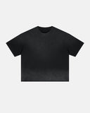 Monkey Washed Boxy Cropped T-Shirt | Inflation Streetwear