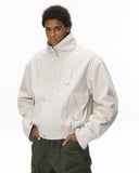 Faux Shearling Lining Lambswool Jacket | Inflation Streetwear