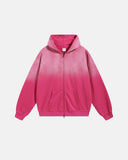 INFLATION Monkey Wash French Terry Zip Up Hoodies