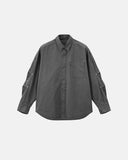 Acid Wash Cargo Shirt Jacket | Inflation Streetwear