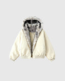 Faux Fur Lined Padded Bomber Jacket | Inflation Streetwear