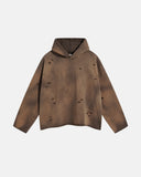 Acid Wash Ripped Boxy Hoodies | Inflation Streetwear