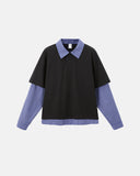 Plaid Patchwork Preppy Tees | Inflation Streetwear