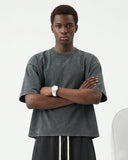Snow Washed Heavyweight Boxy T-Shirt | Inflation Streetwear