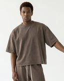 Snow Washed Heavyweight Boxy T-Shirt | Inflation Streetwear