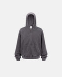Distressed Acid Wash Zip Up Hoodies | Inflation Streetwear