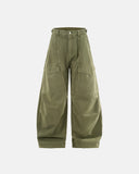 Multi Pockets Garment Washed Cargo Pants | Inflation Streetwear