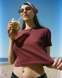 Stretch Cooling Crop Fruit T-Shirt | Inflation Streetwear