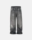 Full Rhinestone Baggy Jeans | Inflation Streetwear
