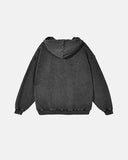 French Terry Washed Distressed Hoodies | Inflation Streetwear