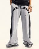Washed Ribbon Wide Leg Sweatpants | Inflation Streetwear