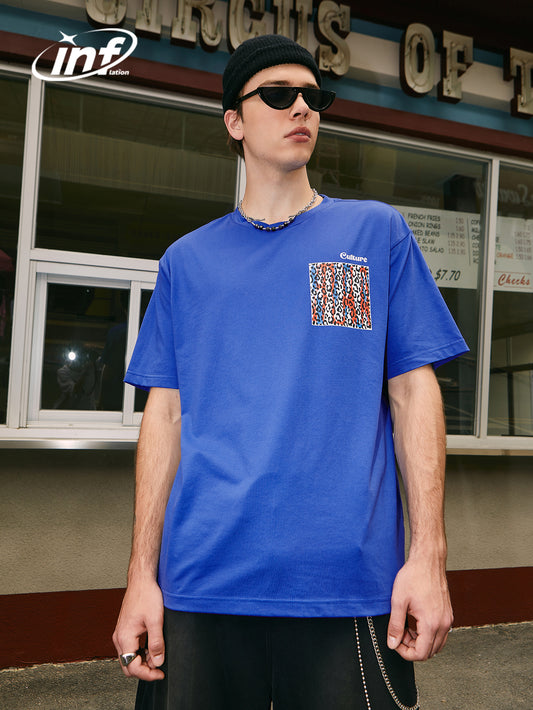 INFLATION Casual Blue T-shirts