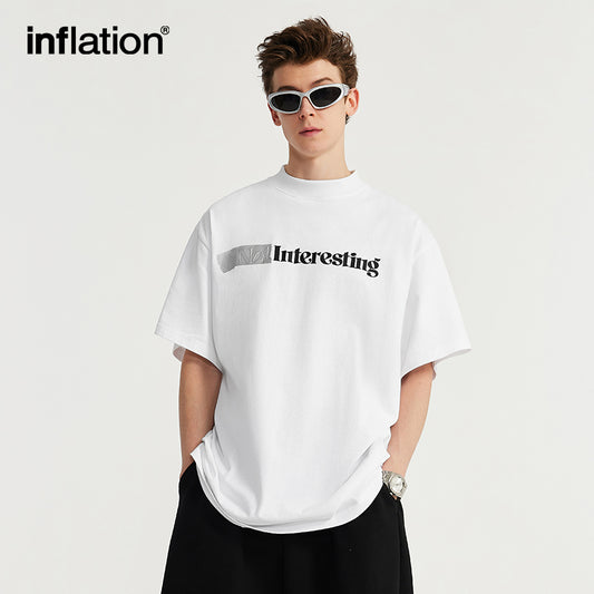 INFLATION "Interesting" Textured Printed Oversize Tees