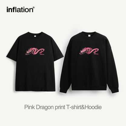 INFLATION Dragon Pattern Luminous T-shirts