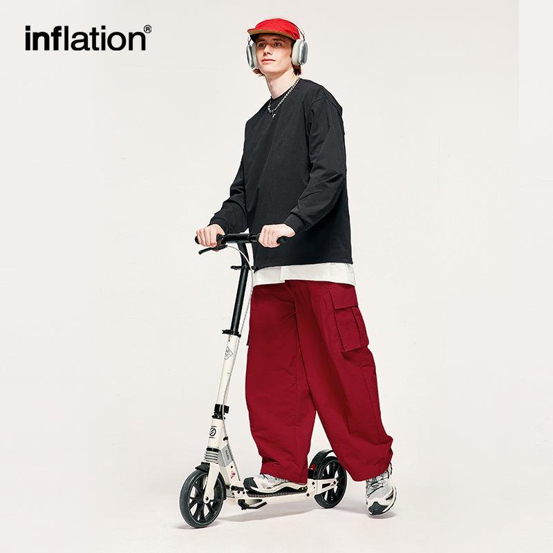 INFLATION Candy Color Low-rise Cargo pants