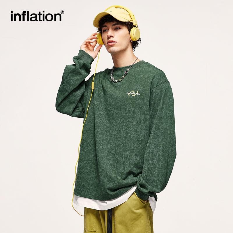 INFLATION Unisex Candy Color Oversized T-shirts - INFLATION