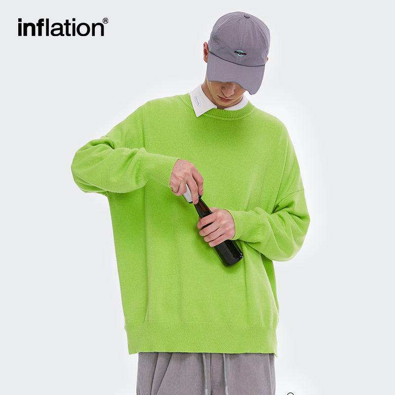 INFLATION Trendy Oversized Knitwear Sweaters Unisex - INFLATION