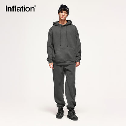 INFLATION Dark Grey Hoodies and Sweatpant Unisex - INFLATION