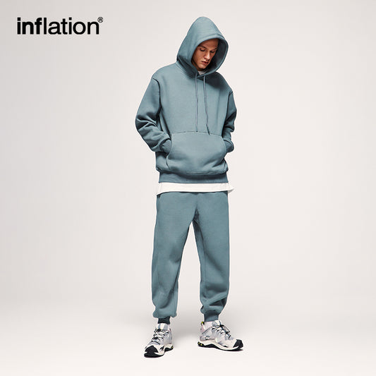 INFLATION Winter Thick Fleece Tracksuit Unisex Suit